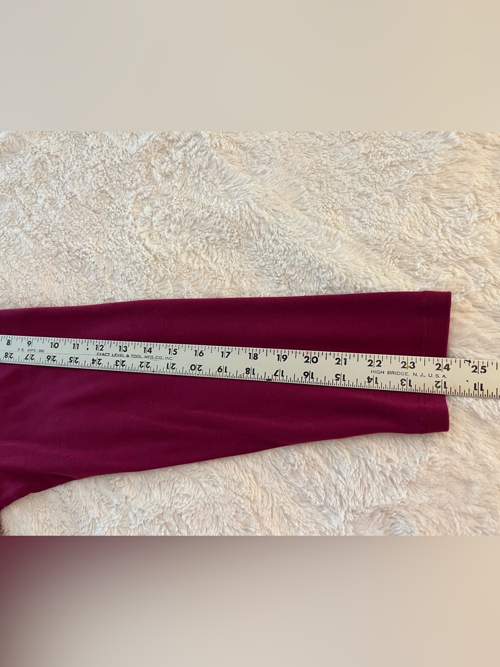 Talbots Long Sleeve V-Neck Top in Raspberry - Picture 6 of 6